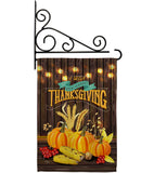 Thanksgiving Wish - Thanksgiving Fall Vertical Impressions Decorative Flags HG113084 Made In USA