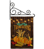 Thanksgiving Wish - Thanksgiving Fall Vertical Impressions Decorative Flags HG113084 Made In USA