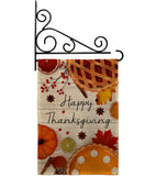 Thanksgiving Pies - Thanksgiving Fall Vertical Impressions Decorative Flags HG113086 Made In USA