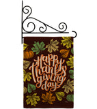 Thanksgiving Day - Thanksgiving Fall Vertical Impressions Decorative Flags HG113087 Made In USA