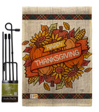 Grateful Thanksgiving - Thanksgiving Fall Vertical Impressions Decorative Flags HG113088 Made In USA