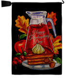 Thanksgiving Pie - Thanksgiving Fall Vertical Impressions Decorative Flags HG113105 Made In USA