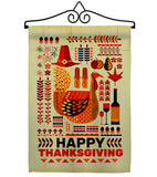 Ready For Thanksgiving - Thanksgiving Fall Vertical Impressions Decorative Flags HG120006 Made In USA