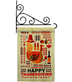 Ready For Thanksgiving - Thanksgiving Fall Vertical Impressions Decorative Flags HG120006 Made In USA