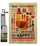 Ready For Thanksgiving - Thanksgiving Fall Vertical Impressions Decorative Flags HG120006 Made In USA