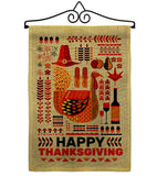 Ready For Thanksgiving - Thanksgiving Fall Vertical Impressions Decorative Flags HG120006 Made In USA