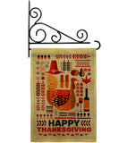 Ready For Thanksgiving - Thanksgiving Fall Vertical Impressions Decorative Flags HG120006 Made In USA