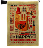 Ready For Thanksgiving - Thanksgiving Fall Vertical Impressions Decorative Flags HG120006 Made In USA