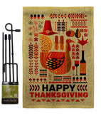 Ready For Thanksgiving - Thanksgiving Fall Vertical Impressions Decorative Flags HG120006 Made In USA