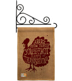 A Part From Turkey - Thanksgiving Fall Vertical Impressions Decorative Flags HG137118 Made In USA