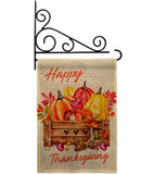 Thanksgiving Pumpkin - Thanksgiving Fall Vertical Impressions Decorative Flags HG137303 Made In USA