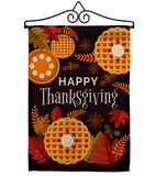 Thanksgiving Leaves - Thanksgiving Fall Vertical Impressions Decorative Flags HG192256 Made In USA