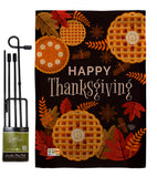 Thanksgiving Leaves - Thanksgiving Fall Vertical Impressions Decorative Flags HG192256 Made In USA