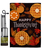 Thanksgiving Leaves - Thanksgiving Fall Vertical Impressions Decorative Flags HG192256 Made In USA