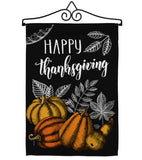 Suzani Thanksgiving - Thanksgiving Fall Vertical Impressions Decorative Flags HG192258 Made In USA