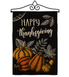 Suzani Thanksgiving - Thanksgiving Fall Vertical Impressions Decorative Flags HG192258 Made In USA