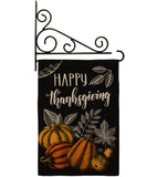 Suzani Thanksgiving - Thanksgiving Fall Vertical Impressions Decorative Flags HG192258 Made In USA