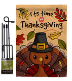 It's Thanksgiving - Thanksgiving Fall Vertical Impressions Decorative Flags HG192288 Made In USA