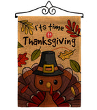 It's Thanksgiving - Thanksgiving Fall Vertical Impressions Decorative Flags HG192288 Made In USA