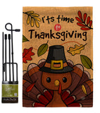 It's Thanksgiving - Thanksgiving Fall Vertical Impressions Decorative Flags HG192288 Made In USA