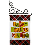 Thanksgiving - Thanksgiving Fall Vertical Impressions Decorative Flags HG192632 Made In USA