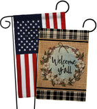 Cotton Y'all - Southern Country & Primitive Vertical Impressions Decorative Flags HG120050 Made In USA