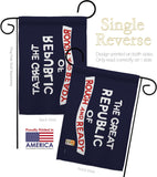 The Great Republic of Rough and Ready - Historic Americana Impressions Decorative Flags HG141096 Made In USA