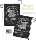 Liberty or Death Dont Tread on Me - Historic Americana Vertical Impressions Decorative Flags HG141206 Made In USA