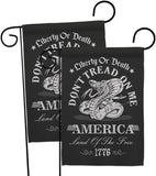 Liberty or Death Dont Tread on Me - Historic Americana Vertical Impressions Decorative Flags HG141206 Made In USA