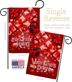 Valentine's Gifts - Valentines Spring Vertical Impressions Decorative Flags HG130307 Made In USA