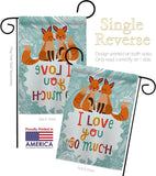 Love You Much - Valentines Spring Vertical Impressions Decorative Flags HG130336 Made In USA