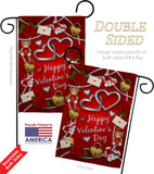 My Sweet Valentines - Valentines Spring Vertical Impressions Decorative Flags HG190056 Made In USA