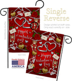 My Sweet Valentines - Valentines Spring Vertical Impressions Decorative Flags HG190056 Made In USA