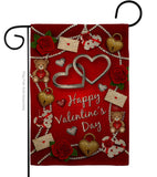 My Sweet Valentines - Valentines Spring Vertical Impressions Decorative Flags HG190056 Made In USA