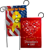 Light Of Love - Valentines Spring Vertical Impressions Decorative Flags HG120033 Made In USA