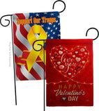 Light Of Love - Valentines Spring Vertical Impressions Decorative Flags HG120033 Made In USA