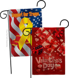 Valentine's Gifts - Valentines Spring Vertical Impressions Decorative Flags HG130307 Made In USA