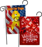 Valentine's Gifts - Valentines Spring Vertical Impressions Decorative Flags HG130307 Made In USA