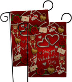 My Sweet Valentines - Valentines Spring Vertical Impressions Decorative Flags HG190056 Made In USA