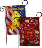 My Sweet Valentines - Valentines Spring Vertical Impressions Decorative Flags HG190056 Made In USA