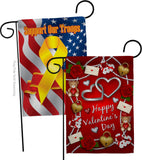 My Sweet Valentines - Valentines Spring Vertical Impressions Decorative Flags HG190056 Made In USA