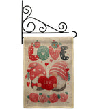 Sweet Couple Gnome - Valentines Spring Vertical Impressions Decorative Flags HG120046 Made In USA