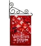 Valentine's Gifts - Valentines Spring Vertical Impressions Decorative Flags HG130307 Made In USA