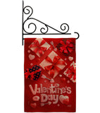 Valentine's Gifts - Valentines Spring Vertical Impressions Decorative Flags HG130307 Made In USA