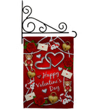 My Sweet Valentines - Valentines Spring Vertical Impressions Decorative Flags HG190056 Made In USA