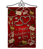 My Sweet Valentines - Valentines Spring Vertical Impressions Decorative Flags HG190056 Made In USA