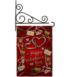 My Sweet Valentines - Valentines Spring Vertical Impressions Decorative Flags HG190056 Made In USA