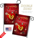 Candy Love - Valentines Spring Vertical Impressions Decorative Flags HG101003 Made In USA
