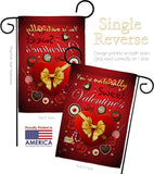 Candy Love - Valentines Spring Vertical Impressions Decorative Flags HG101003 Made In USA