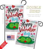 My Sweet Peas Valentine - Valentines Spring Vertical Impressions Decorative Flags HG101054 Made In USA